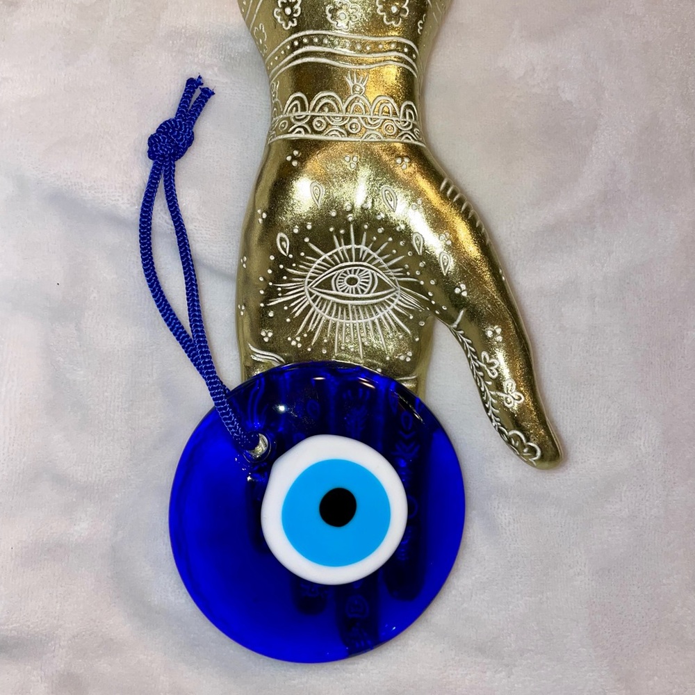 Blue Evil Eye Wall Hanging